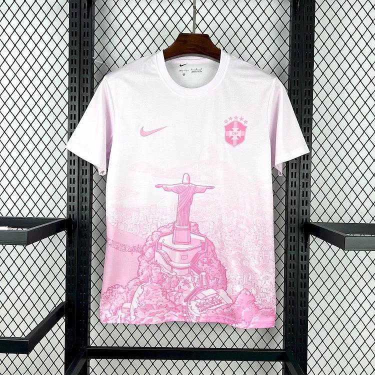 Brésil Maillot Concept 2025 Rose - Face