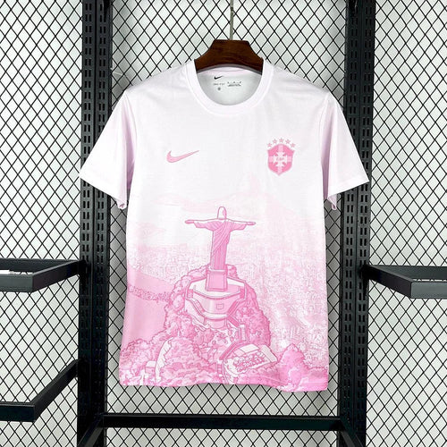 Brésil Maillot Concept 2025 Rose - Face
