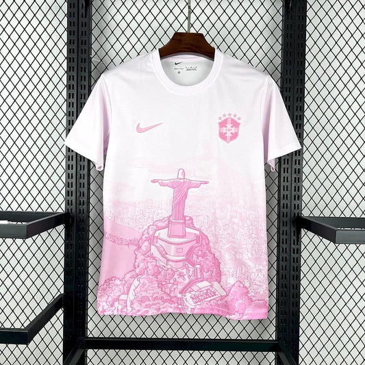 Brésil Maillot Concept 2025 Rose - Face
