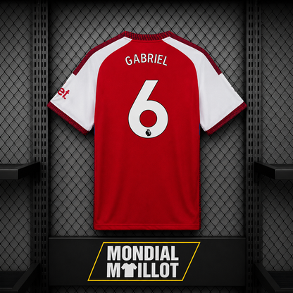 Arsenal — Maillot Domicile Flocage Gabriel #6